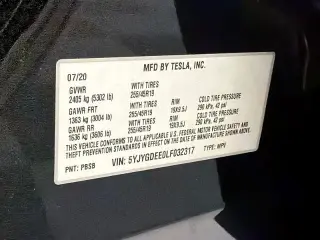 Tesla Model Y 2020 AWD Long Range 4dr Crossover