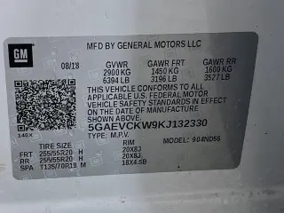 Buick Enclave 2019 4x4 Avenir 4dr Crossover
