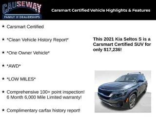 Kia Seltos 2021 AWD S 4dr SUV
