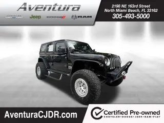 Jeep Wrangler Unlimited 2018 4x4 Sahara 4dr SUV (midyear release)