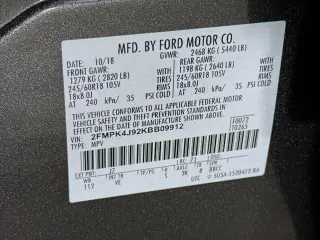 Ford Edge 2019 AWD SEL 4dr Crossover