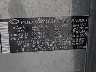 Hyundai SANTA FE 2022 AWD SEL 4dr Crossover