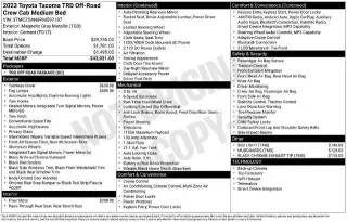 Toyota Tacoma 2023 4x4 TRD Pro 4dr Double Cab 5.0 ft SB 6M
