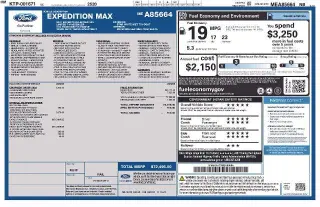 Ford Expedition MAX 2021 4x2 Limited 4dr SUV
