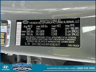 Hyundai SANTA CRUZ 2023 AWD SEL 4dr Crew Cab 4.3ft SB