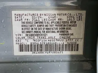 Nissan Sentra 2024 SV 4dr Sedan