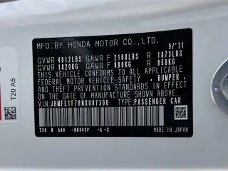 Honda Civic 2022 EX 4dr Sedan