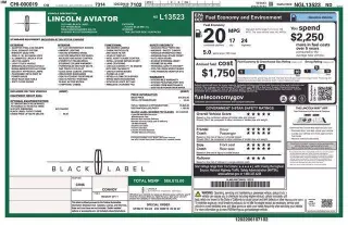 Lincoln Aviator 2022 AWD Black Label 4dr SUV