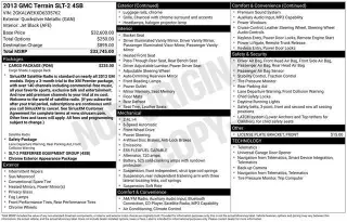 GMC Terrain 2013 SLT-2 4dr SUV