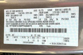 Ford F-150 2023 4x2 Platinum 4dr SuperCrew 6.5 ft. SB