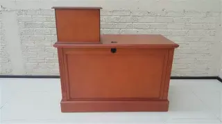 Escritorio con porta impresora