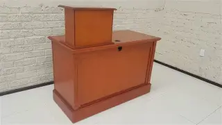 Escritorio con porta impresora