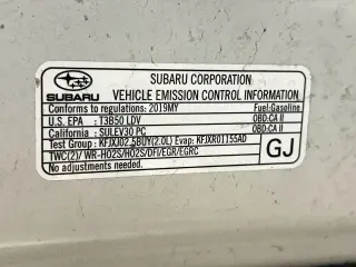 Subaru Impreza 2019 AWD 2.0i Sport 4dr Sedan CVT