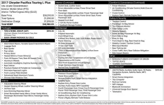 Chrysler Pacifica 2017 Touring-L Plus 4dr Mini-Van