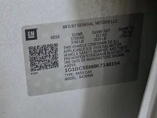 Chevrolet Cruze 2019 LS 4dr Sedan 6A