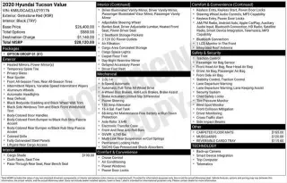 Hyundai TUCSON 2020 AWD Value 4dr SUV