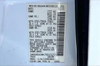 Nissan Frontier 2021 4x2 SV 4dr Crew Cab 5 ft. SB