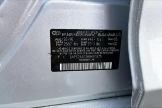 Hyundai SONATA 2017 SE 4dr Sedan