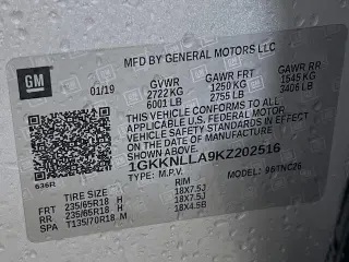 GMC Acadia 2019 SLE-2 4dr SUV