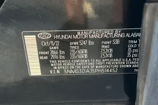 Hyundai SANTA FE 2023 AWD SEL 4dr Crossover