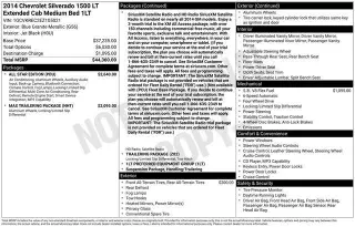 Chevrolet Silverado 1500 2014 4x4 LT 4dr Double Cab 6.5 ft. SB