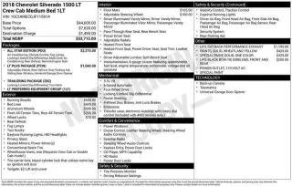 Chevrolet Silverado 1500 2018 4x4 LT 4dr Crew Cab 5.8 ft. SB