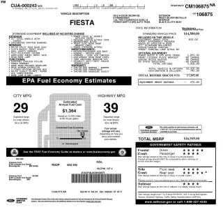 Ford Fiesta 2012 SE 4dr Sedan