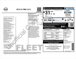 Nissan Altima 2015 2.5 S 4dr Sedan