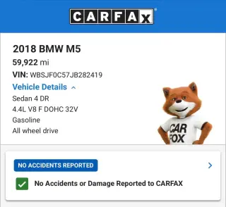 2018 BMW M5
