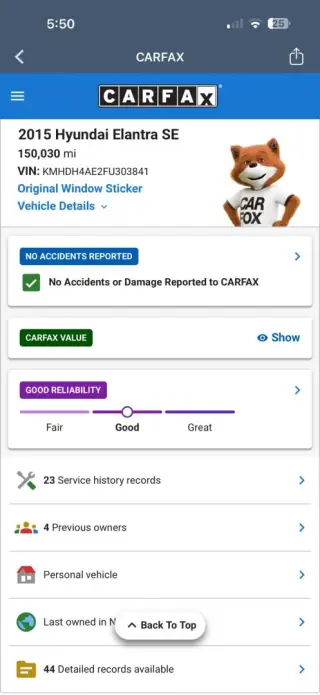 2015 HYUNDAI ELANTRA