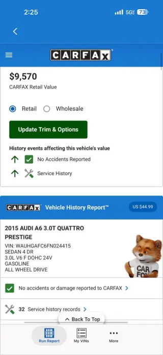 2015 AUDI A6
