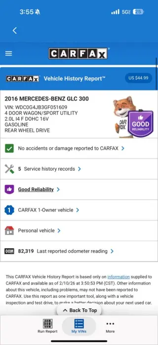 2016 MERCEDES-BENZ GLC