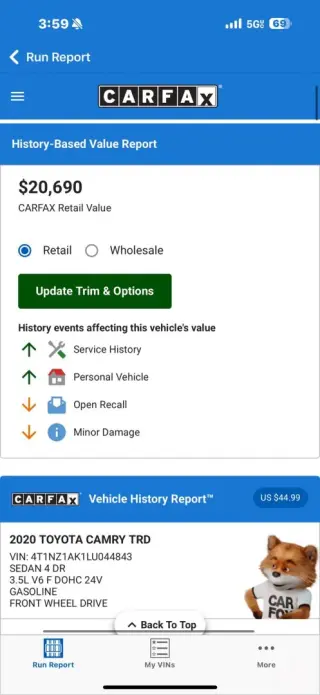2020 Toyota Camry