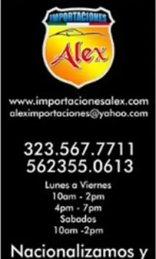 ALEX IMPORTACIONES 81 A 2018