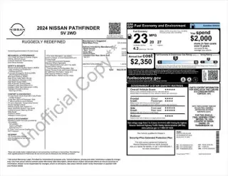 Nissan Pathfinder 2024 SV 4dr SUV