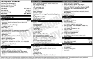 Hyundai SONATA 2024 AWD SEL 4dr Sedan