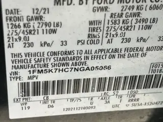 Ford Explorer 2022 Platinum 4dr SUV