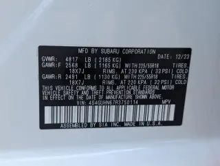 Subaru Crosstrek 2024 AWD Limited 4dr Crossover