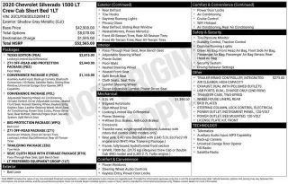 Chevrolet Silverado 1500 2020 4x4 LT 4dr Crew Cab 5.8 ft. SB