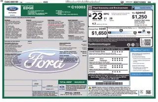 Ford Edge 2019 AWD Titanium 4dr Crossover