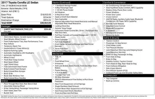 Toyota Corolla 2017 SE 4dr Sedan 6M