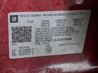 GMC Sierra 1500 2018 4x4 SLT 4dr Crew Cab 5.8 ft. SB