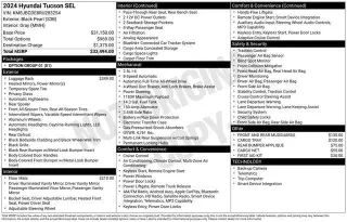 Hyundai TUCSON 2024 AWD SEL 4dr SUV