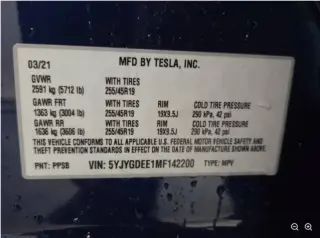 2021 Tesla Model Y Long Range
