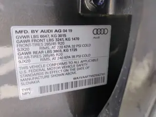 2019 Audi Q7 quattro Prestige 55 TFSI