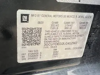 2020 Chevrolet Silverado 1500 LT