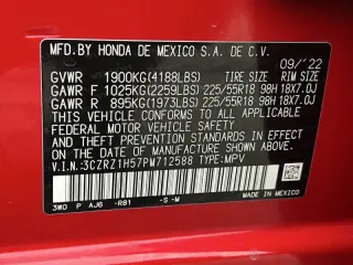 2023 Honda HR-V