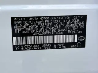 2012 Lexus LS 460