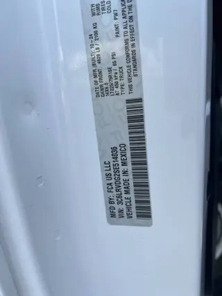2025 RAM ProMaster Tradesman 2500