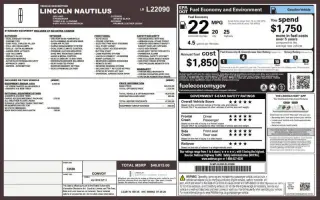 2020 Lincoln Nautilus Standard
